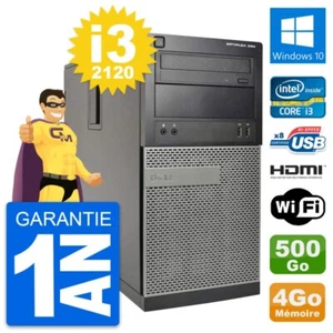 PC tour Dell Optiplex 390 MT i3-2120 RAM 4Go Scheibe 500Go HDMI Windows 10 Wifi - Bild 1 von 5