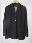 KAREN MILLEN smart black fine wool jacket. Sz10.