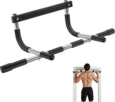 Barra Pull Up Puerta Fitness Hogar Gimnasio Bar para Mentón Ejercicio Fuerza Entrenamiento Inmersiones - Imagen 1 de 4