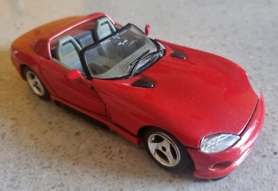 BBURAGO VIPER DODGE RT/10 - ROSSA - SCALA 1/24 - SENZA RUOTA ANTERIORE SINISTRA - Immagine 1 di 4