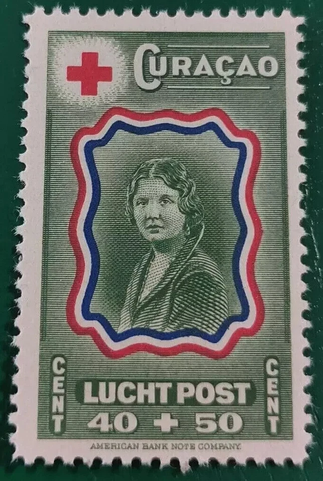 Curacao: 1944 Airmail 40+50 C. (Collectible Stamp). - Image 1 of 1