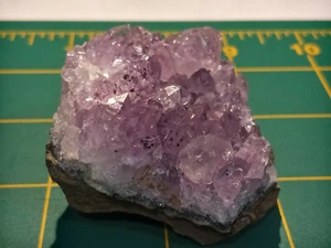 Nice! 2" x 2" Amethyst Cluster on Geode Matrix - Artigas, Northern Uruguay - Picture 1 of 9