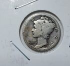 1916 Mercury Dime. Silver