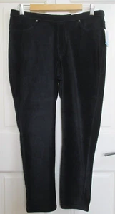 Nuevo con etiquetas Pantalón Corto Croft & Barrow Negro Legging Pana Mujer PL 32x24.5 118-27784 - Imagen 1 de 7