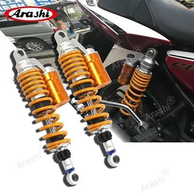 14" Rear Shock Absorber Suspension fit Yamaha SR500 1977-1984 XJR1300 1997-2010 - Imagen 1 de 4