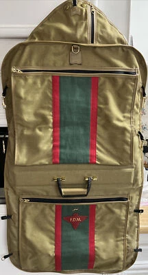 Bolso Traje Ropa Viaje Lark Vintage Oliva/Marrón Nailon - ¡Envío Gratis! Foto 1 de 4