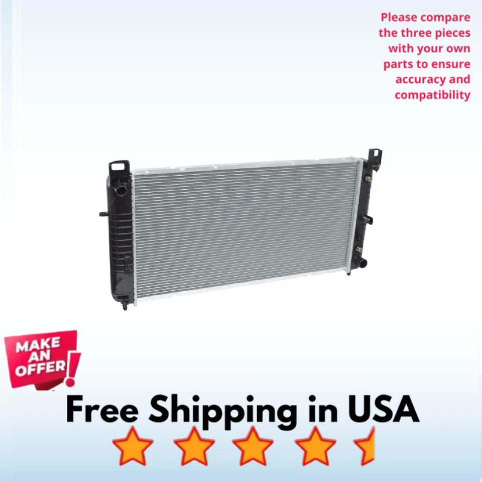Radiator A/C Fit Chevrolet Silverado 1500 2004-2006, Silverado 2500 1999-2000 - Image 1 of 1
