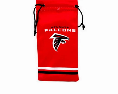 ATLANTA FALCONS PREMIUM MICROFIBER SUNGLASSES BAG POUCH CLEANING CLOTH NEW Cover