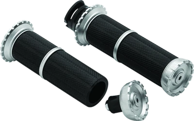 Kuryakyn Riot Grips Fits Scout Silver - Image 1 of 2