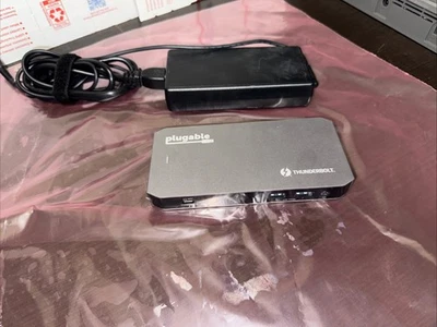 Plugable Thunderbolt USB-C Docking Station TBT3-UDC1 w/130W AC Adapter - Image 1 of 4