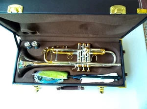 Nueva Trompeta Mejor Calidad B Plana Plateada Profesional Instrumentos Trompeta - Imagen 1 de 8