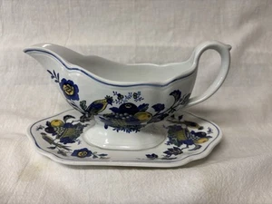 Spode Gravy Barca e Sottopiastra Separata Bluebird 8" Sottopiastra Asis - Foto 1 di 10