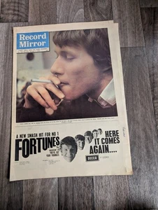 RECORD MIRROR Music Paper- 7th October 1965 - Paul Jones Cover - Foto 1 di 8