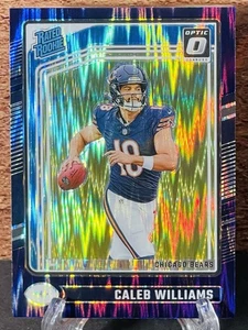 Caleb Williams RC 2024 Panini Donruss Optic Rated Rookie Purple Shock Prizm #201 - Imagen 1 de 2