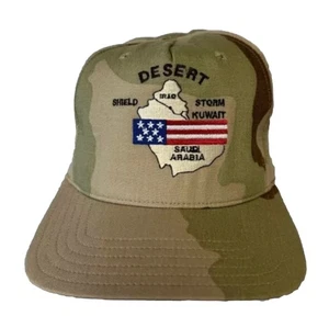 De colección Bancroft Gorras Militares Escudo del Desierto Tormenta Snapback Gorra Gorra Hecha en EE. UU. - Imagen 1 de 4