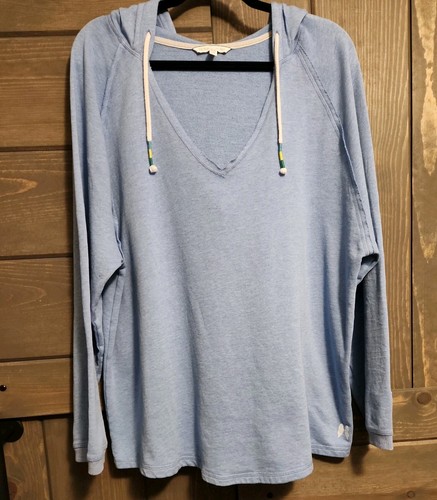 UNDERCOVER Felpa con cappuccio maglione tunica blu oversize Victoria’s Secret VS taglia large