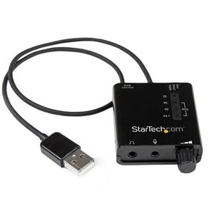 StarTech.com USB Stereo Audio Adaptor External Sound Card with SPDIF Digital Aud - Picture 1 of 1