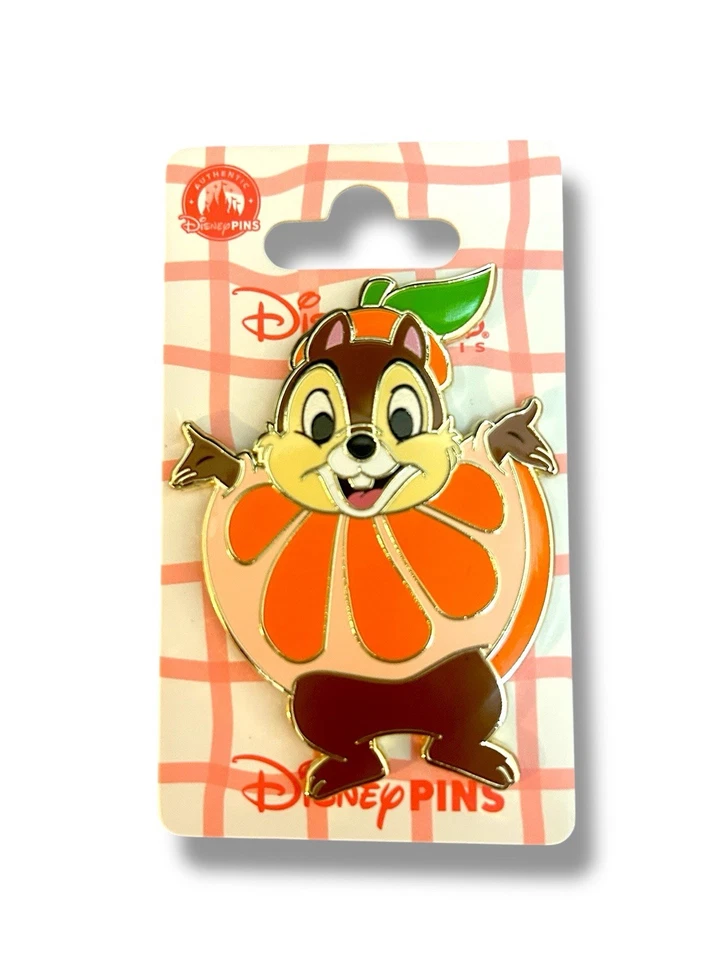 Prendedor Disney Chip Naranja Colección Disneyland París Foto 1 de 1
