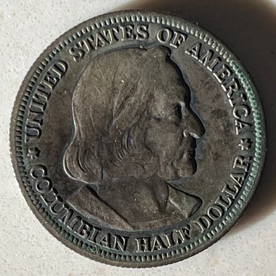 US Coin 1892 Columbian Commemorative 90% Silver Half Dollar *VERY NICE* SEE PICS - Image 1 of 3