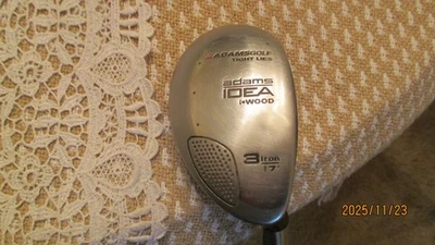 Used RH Mens Adams Tight Lies  Idea I Wood 17* 3 Iron Regular Flex Graph. - Image 1 of 4