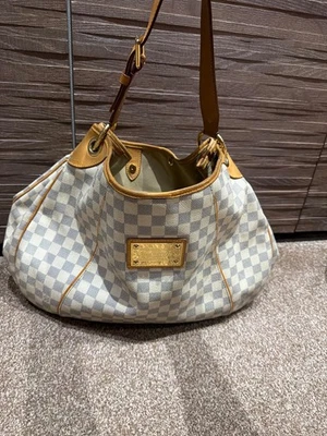 Authentic Louis Vuitton Damier Azur Galliera PM N55216 Shoulder Bag - Image 1 of 4