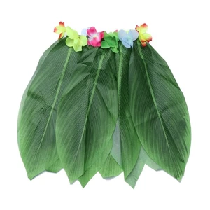 Faldas de hierba traje hawaiano para mujer rendimiento nocturno tropical - Imagen 1 de 12
