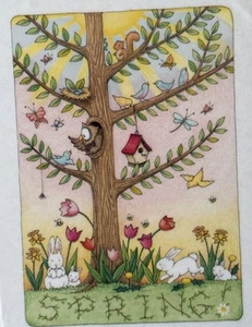 Mary Engelbreit Handmade Magnet- Spring - Picture 1 of 4