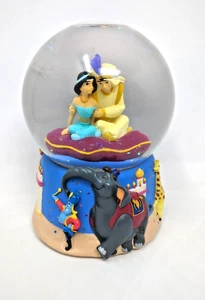 Disney Musical Snow Globe “A Whole New World” Aladdin 1992 RARE Enesco 5.5”Tall - Picture 1 of 4