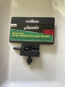 NUEVO JACOBS 30605 1/4" (6,5mm) y 3/8" (10mm) LLAVE PORTABROCAS PILOTO MANGO EN L - Imagen 1 de 2