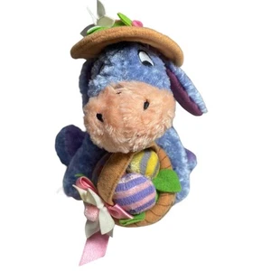6” Disney Store Winnie the Pooh EEYORE W/ EASTER BASKET Plush STUFFED ANIMAL Toy - Bild 1 von 7