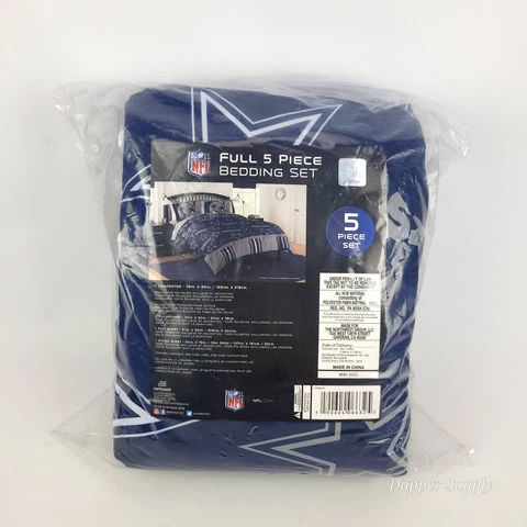 NFL Dallas Cowboys Full Bedding Set 78" x 86" Comforter Sheets Pillowcases New Cover