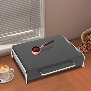 Black Modern Coffee Capsule Organizer, Coffee Capsule Storage Drawer - Picture 1 of 8