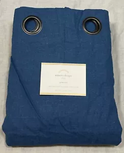 Pottery Barn Marine Emery Leinen/Baumwolle Ösen Panel Gardine 108" Vorhang - Bild 1 von 1