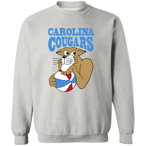 Carolina Cougars Sweatshirt Classic Crewneck | ABA Basketball Team - Picture 1 of 6