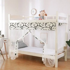 Polyester Fabric Floral Print Mosquito Net Summer Netting Single Bed - Picture 1 of 14