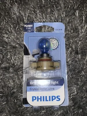 New Philips CrystalVision Ultra PS24W Upgrade Fog Bulb, 1-Pack PS24WFFCVB1 - Image 1 of 4