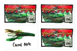 (3) Unopened Packs Wave Pack Plastics 4.5" Tiki-Crawdude Caramel Apple Brand New - Picture 1 of 3