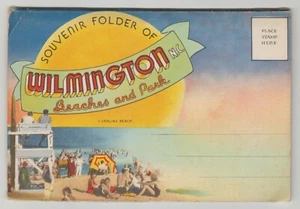 N. Carolina, Wilmington, Strände und Park, Leinen Souvenir Ordner/Mehrfachansichten - Bild 1 von 1
