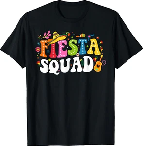 Cinco De Mayo Shirt Mexican Fiesta Squad Women Men Kids T-Shirt - Picture 1 of 5