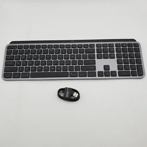 Logitech MX Keys S for Mac, Wireless Keyboard, Fluid - Space Grey - Zdjęcie 1 z 3