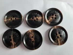 buttons Valentino buttons lot of 6 - 25 mm Italy Valentino - Picture 1 of 2