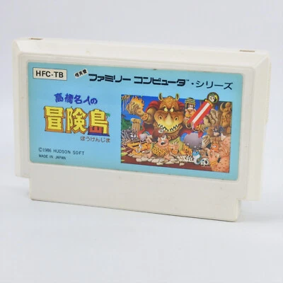 Famicom TAKAHASHI MEIJIN ADVENTURE ISLAND Cartridge Only NINTENDO fc - Image 1 of 2