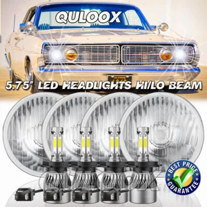 For Ford Galaxie 500 1962-1974 4pcs 5.75" 5-3/4'' Round LED Headlights - Picture 1 of 19
