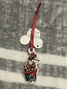Disneyland Resort Parks Mini Ceramic Scavenger Hunt Christmas Ornament Minnie - Picture 1 of 2