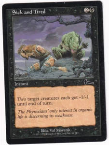 Sick And Tired Urza's Legacy #66 Magic The Gathering 1999 MTG Single - Picture 1 of 2