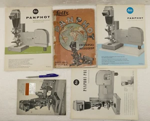 Leitz Wetzlar 4 Vintage Booklets about PANPHOT in one Buy - Picture 1 of 1