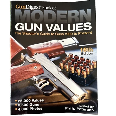 The Gun Digest Book of Modern Values By Phillip Peterson 16th Edition 2011 Foto 1 de 4