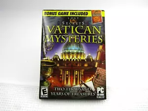 Lost Secrets: Vatican Mysteries Plus Bonus Game Bermuda Triangle PC Brand New - Picture 1 of 3