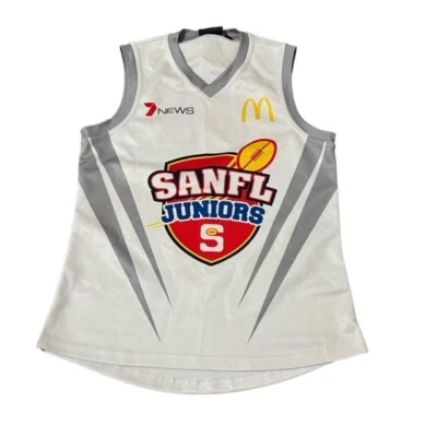 SANFL Football SA Juniors Player Issue White Jersey Size Small #25 - Image 1 of 4