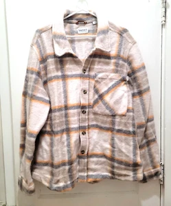 Timberland Mens Multicolor Wool Blend Plaid Pocket Button Up Jacket Size XL - Picture 1 of 7